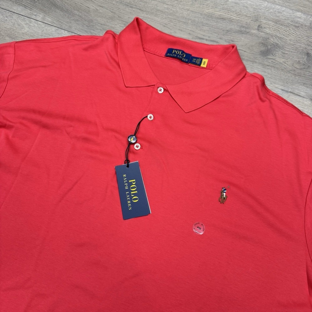 NWT Polo Ralph Lauren‎ Red Classics Polo Men's Sz 4XB Preppy Casual READ